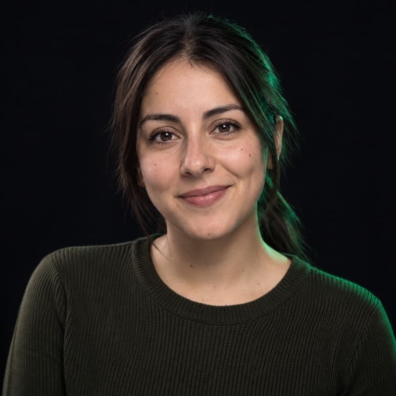 Retrato de Valentina, generado con IA